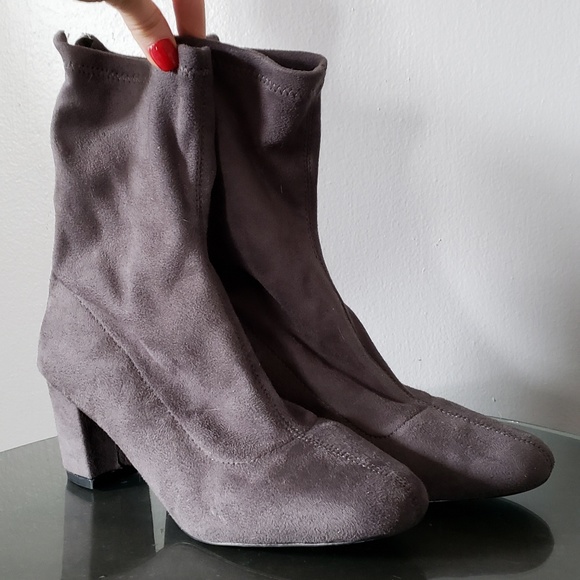 Shoes - Suede Booties.